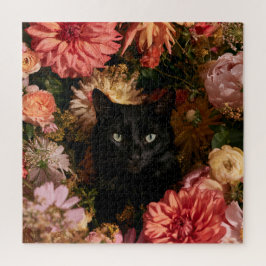 真夜中の花咲く猫 ジグソーパズル