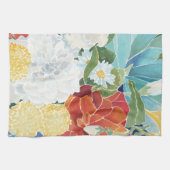 真夜中の花模様III キッチンタオル (横)