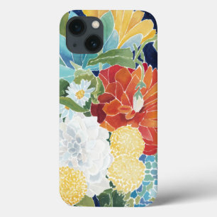 真夜中の花模様III iPhone 13ケース