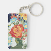 真夜中の花模様IV キーホルダー (裏面)