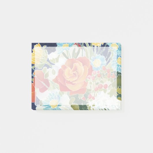 真夜中の花模様IV ポストイット (正面)