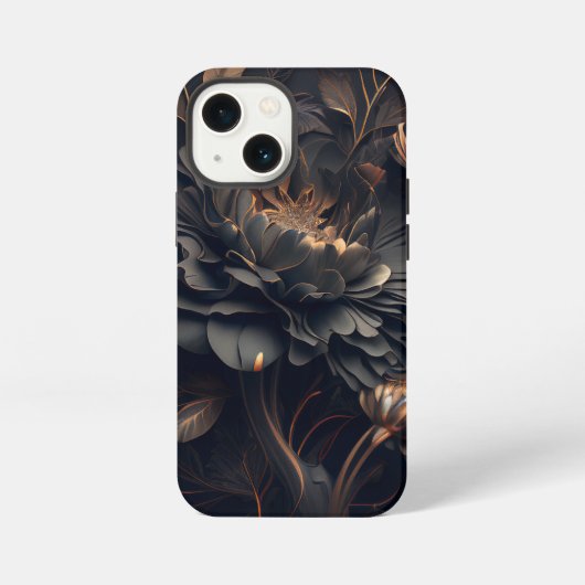 真夜中の花 iPhoneケース (裏面)