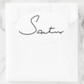 真夜中の蔵書票 楕円形シール (バッグ)