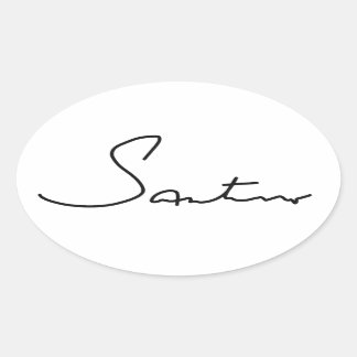 真夜中の蔵書票 楕円形シール