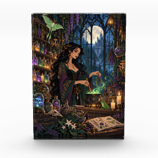 真夜中の薬局 魔女のポーション ファンタジー フォトブロック