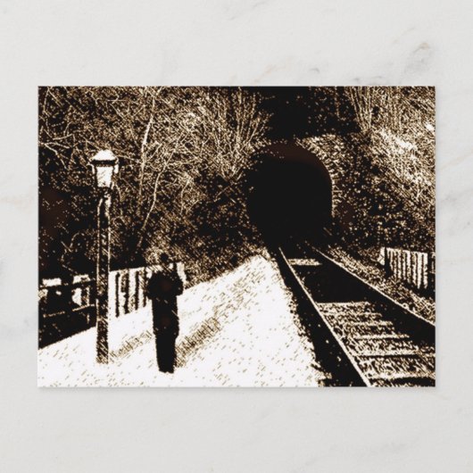 真夜中の表現ハガキー ポストカード (正面)