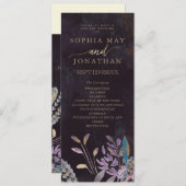 真夜中の観葉順序 招待状 (正面/裏面)