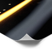 真夜中の金ゴールドサージのポスター ポスター (角)