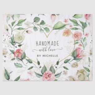 真夜中の開花と愛ハートフローラ 薄葉紙