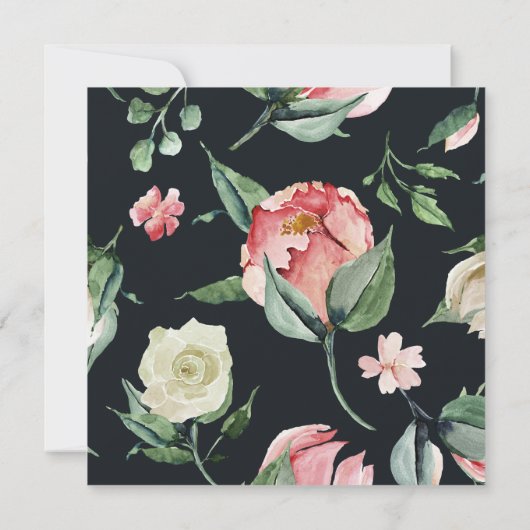 真夜中の開花フローラスクエアベビーシャワー (裏面)