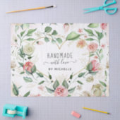 真夜中の開花手作り愛ハートフローラ 薄葉紙 (クラフト)