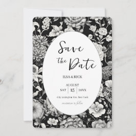 真夜中の開花：暗いフローラ日付を保存 セーブザデート