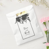 真夜中の開花：暗いフローラ結婚の フェイバーバッグ (封をした状態)