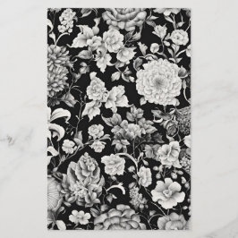 真夜中の開花：暗いフローラ結婚の 便箋