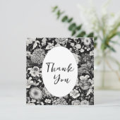 真夜中の開花：暗いフローラ サンキューカード (スタンド正面)