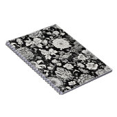 真夜中の開花：暗いフローラ ノートブック (右側)