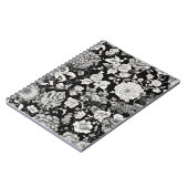 真夜中の開花：暗いフローラ ノートブック (左側)