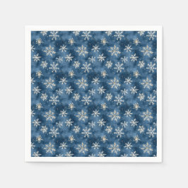 真夜中の雪あられ スタンダードカクテルナプキン