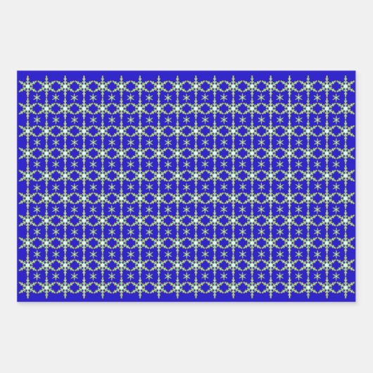 真夜中の雪片 ラッピングペーパーシート (正面)