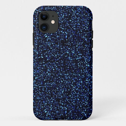 真夜中の青いグリッターのiphone 5の箱 Case-Mate iPhoneケース (裏面)