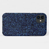 真夜中の青いグリッターのiphone 5の箱 Case-Mate iPhoneケース (裏面(横))