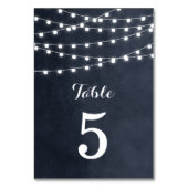 真夜中の青いストリングラ結婚イトのテーブル番号 テーブルナンバー (正面)
