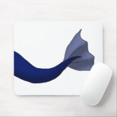 真夜中の青い人魚の尾 マウスパッド (マウス)