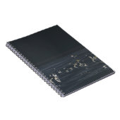 真夜中の青い海のサギ ノートブック (右側)