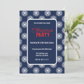 真夜中の青い空に、ふわふわの雪の結晶 シーズンカード (スタンド正面)