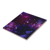 真夜中の青い紫色の銀河系 タイル (側面)