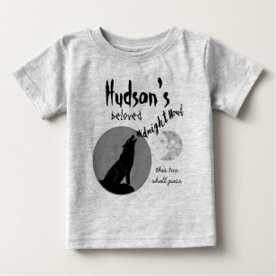 真夜中パーソナライズされたの鳴き声、これも通り過ぎる ベビーTシャツ