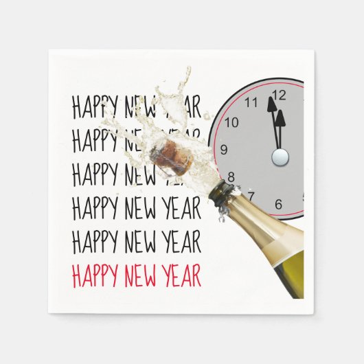 真夜中ポップ・アートの紙ナプキンのコルク スタンダードカクテルナプキン (正面)