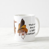 真夜中ユーモアのあるのスナック コーヒーマグカップ (正面右)