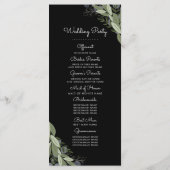 真夜中結婚のSprigsプログラム プログラム (裏面)