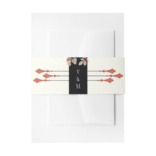 真夜中結婚秋 招待状ベリーバンド (正面例)