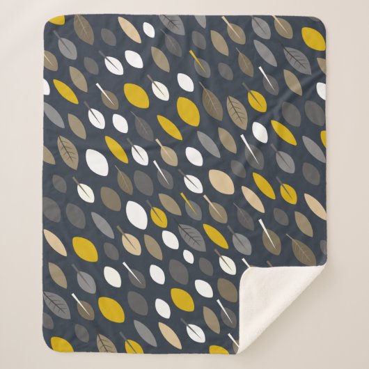 真夜中葉 シェルパブランケット (正面)