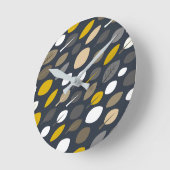 真夜中葉 ラウンド壁時計 (傾斜)