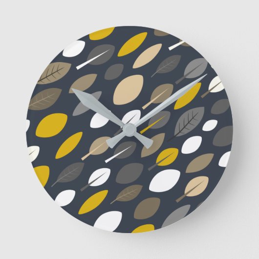 真夜中葉 ラウンド壁時計 (正面)