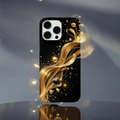 真夜中金ゴールド波 Case-Mate iPhoneケース
