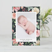 真夜中開花赤面フローラ誕生発表 招待状 (スタンド正面)