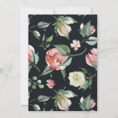 真夜中開花赤面フローラ誕生発表 招待状 (裏面)