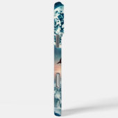 真夜中静かの月の白熱［赤熱］光を放つ下の鷲 Case-Mate iPhoneケース (裏面 / 右)