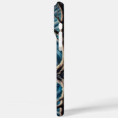 真夜中静かの月の白熱［赤熱］光を放つ下の鷲 Case-Mate iPhoneケース (裏面 / 左)