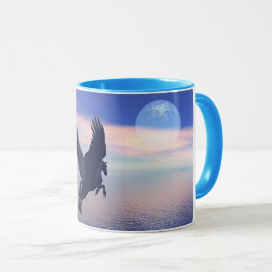 真夜中飛行 マグカップ (正面右)
