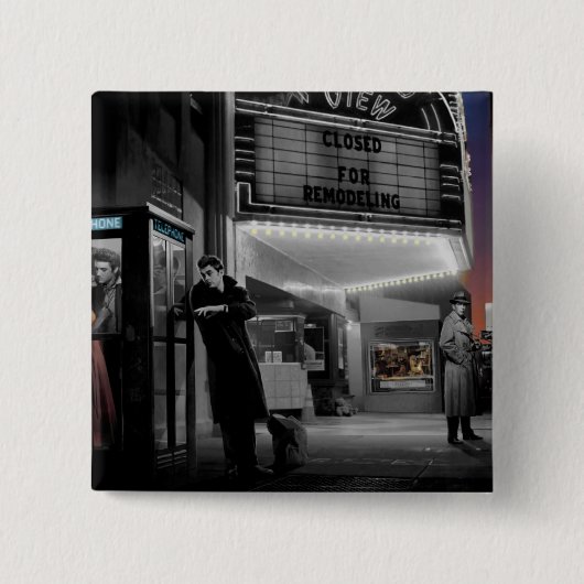 真夜中2 缶バッジ (正面)