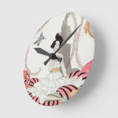 真夜中! または流行のApartment 1920年(poch ラウンド壁時計 (傾斜)