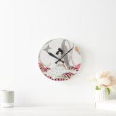 真夜中! または流行のApartment 1920年(poch ラウンド壁時計 (ホーム)