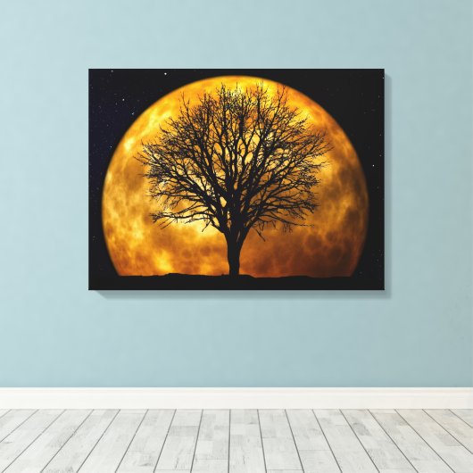 真夜中 キャンバスプリント (インサイチュ (ウッドフロア))