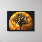 真夜中 キャンバスプリント (正面)