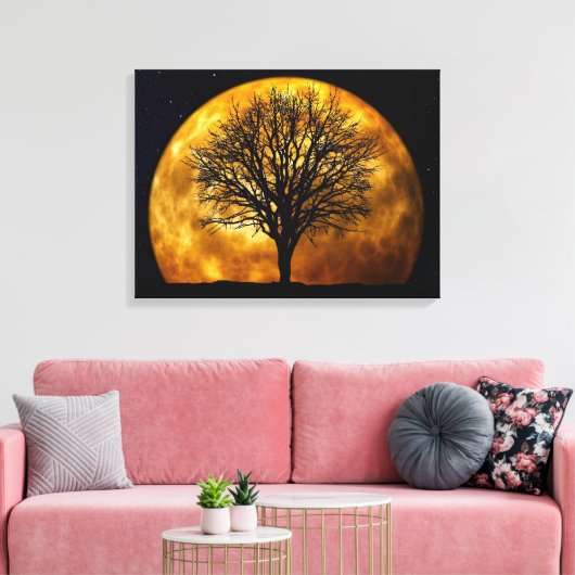 真夜中 キャンバスプリント (インサイチュ (リビング))